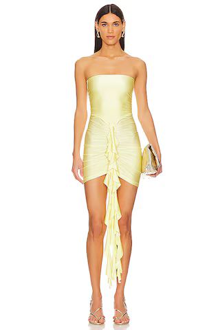 Shani Shemer Serena Mini Dress in Yellow Macaron from Revolve.com | Revolve Clothing (Global)