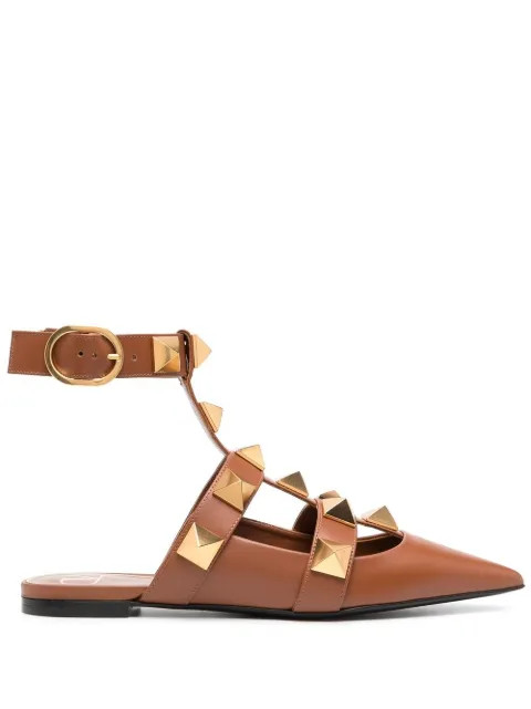 Roman Stud caged ballerina shoes | Farfetch (AU)