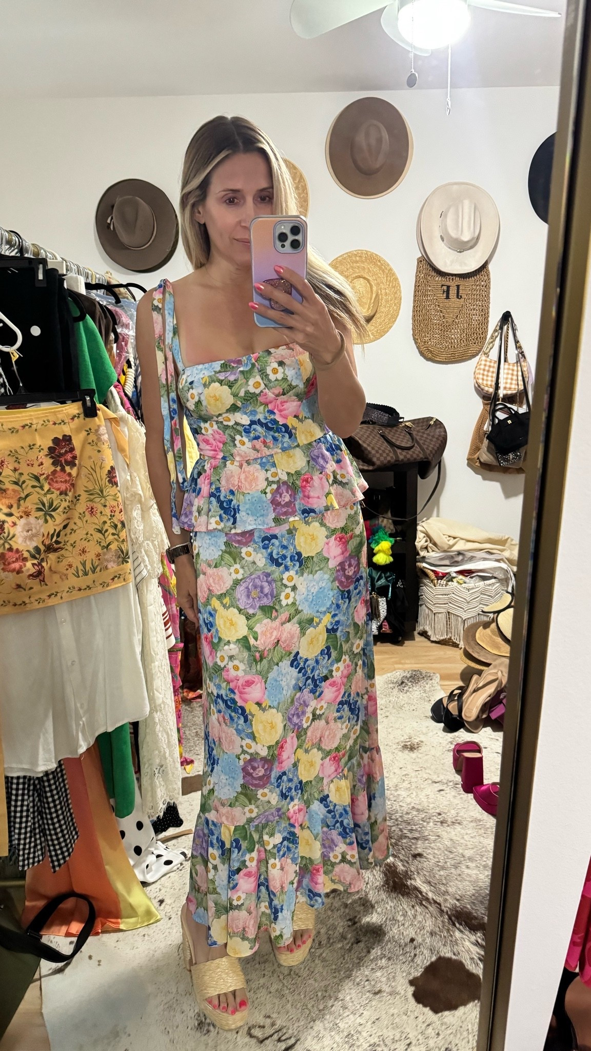Another runner up for the garden party wedding reception. Hoping to find another occasion to wear this soon because it’s so fun and girly with the peplum and floral print! 🌸🌸🌸

#LTKootd #LTKWedding #LTKOver40