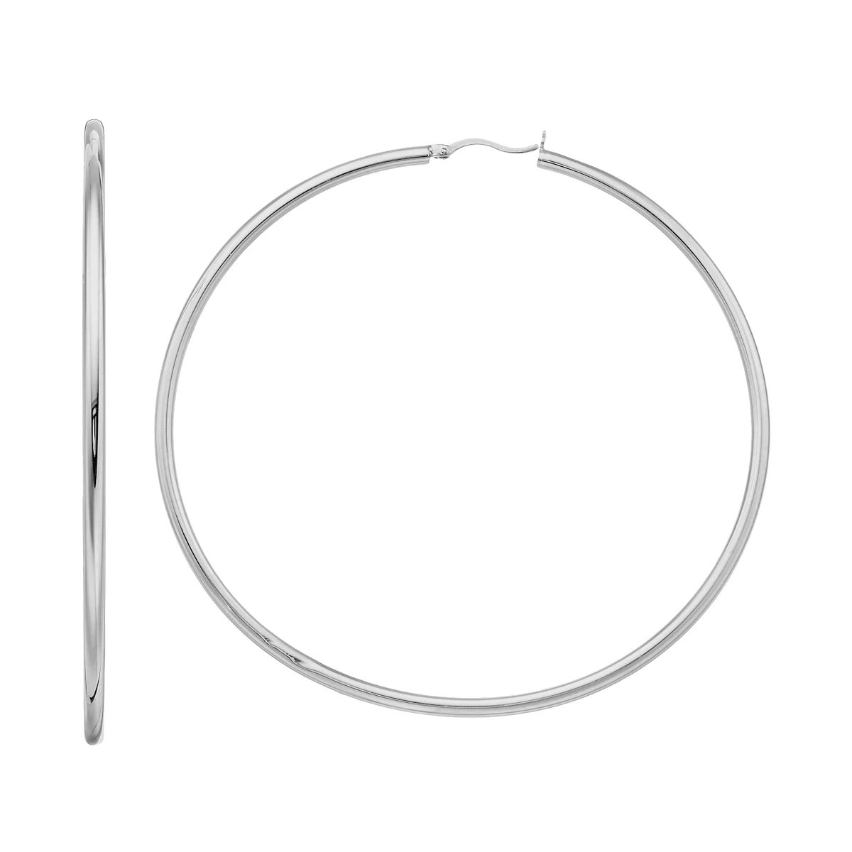 Sterling Silver Tube Hoop Earrings | Kohl's