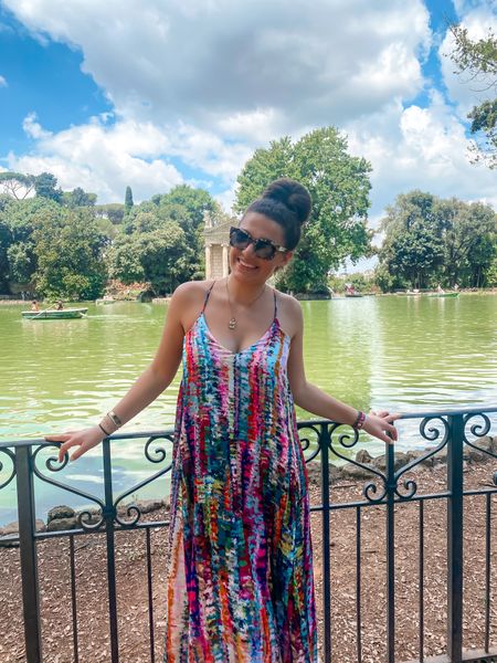 Italy outfit, maxi dress, maximalist outfit, colorful dress, TJ Maxx finds, affordable fashion, summer style, European outfit, maxi dress outfit, Warby Parker sunglasses 

#LTKstyletip #LTKunder50 #LTKSeasonal