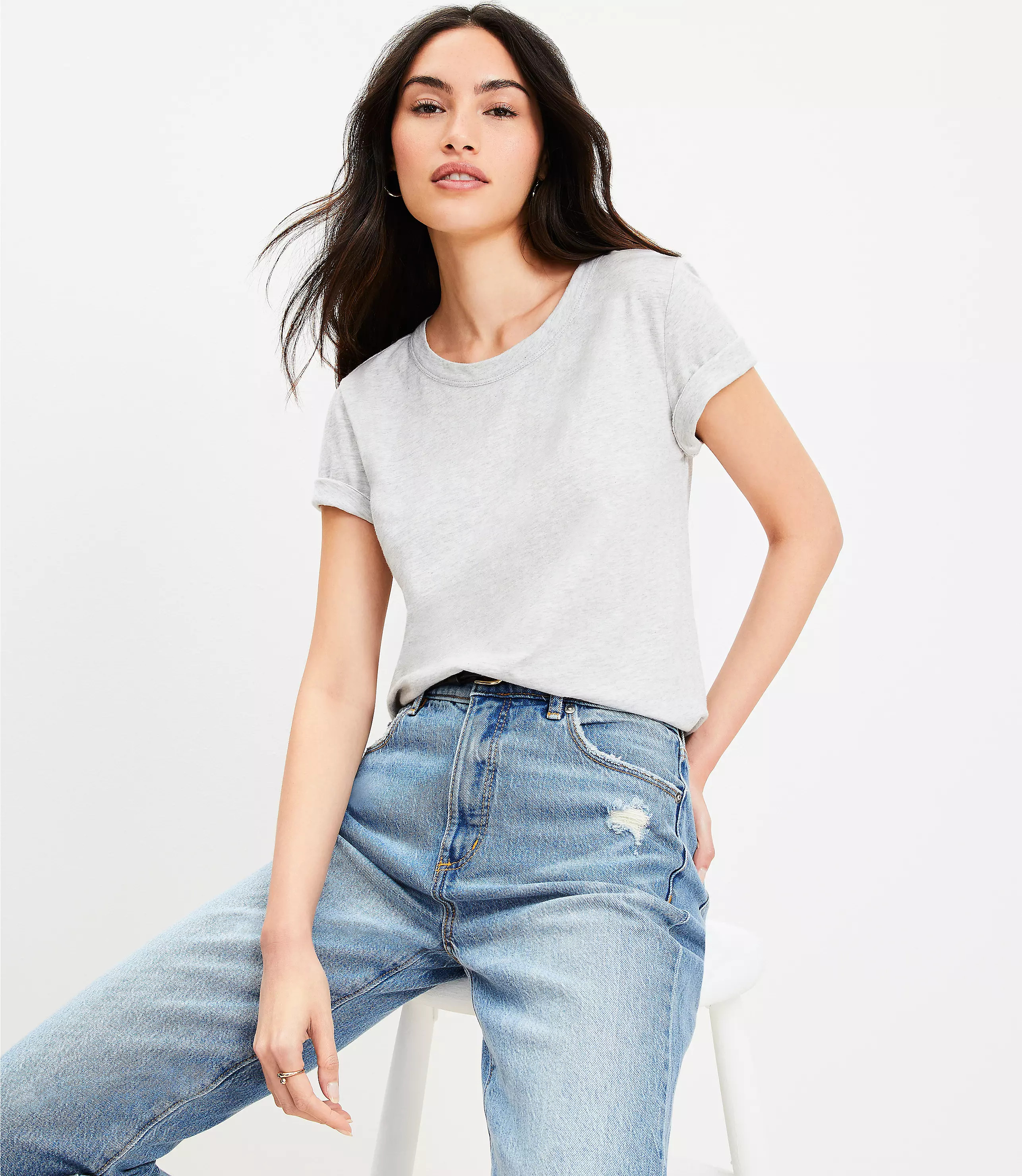 Everyday Crew Tee | LOFT