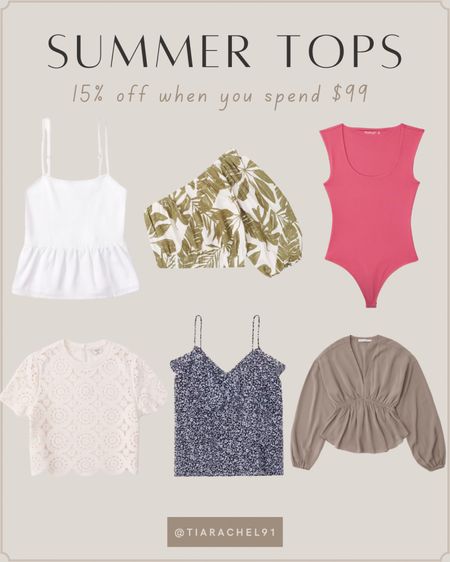 Lots of summer tops that would be so cute with denim shorts or white jeans 

#LTKSeasonal #LTKFind #LTKstyletip