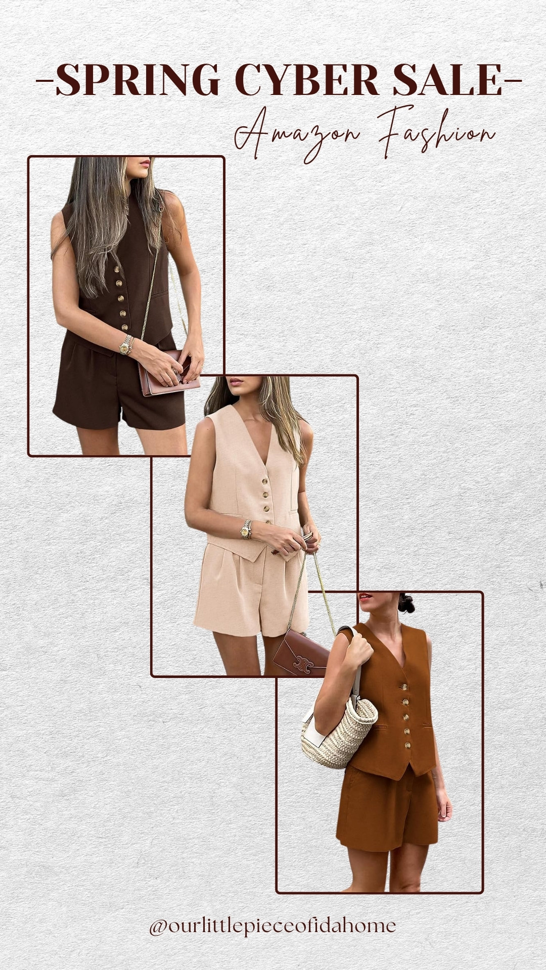 I’ve been reaching for these tailored vest and shorts sets lately, and I love how put-together they feel with very little effort. The structured fit and neutral tones make them easy to dress up or keep casual for everyday wear.

I tend to choose pieces that are simple, versatile, and easy to repeat throughout the season. Sharing these sets below if you’re looking for an easy spring outfit that feels polished and comfortable.
@Amazon
 

 

#LTKSaleAlert #LTKU