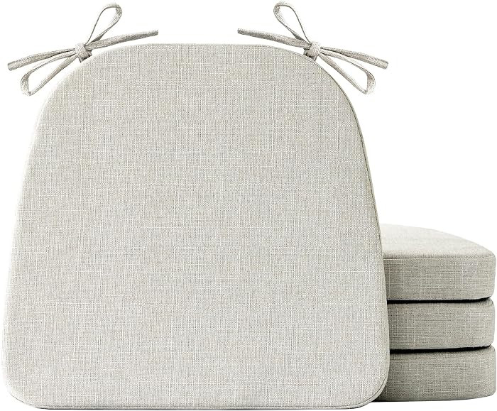 IASEAHK Chair Cushions for Dining Chairs Set of 4, Non Slip Kitchen Chair Pads, 17" x 16" x 2", I... | Amazon (US)