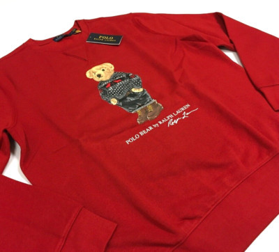 Polo Ralph Lauren Military Army Camo Bear Fleece Sweater Sweatshirt Christmas | eBay US