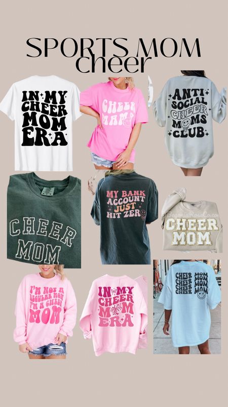 Cheer mom graphic tees!

Cheer mom. Cheer mama.
Cheer mom era. Graphic tee. Graphic T-shirt. Etsy. Etsy find. Pinklily. Amazon finds. Sports mom. 

#LTKfamily #LTKfindsunder50 #LTKstyletip