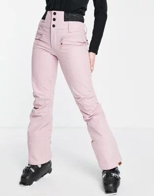 Roxy Rising High ski trousers in pink  | ASOS | ASOS (Global)