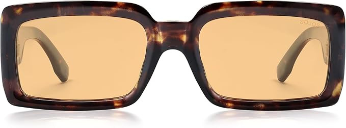 SOJOS Trendy Retro Rectangle Polarized Sunglasses Men 90s Vintage Square Womens Sunnies Shades SJ... | Amazon (US)