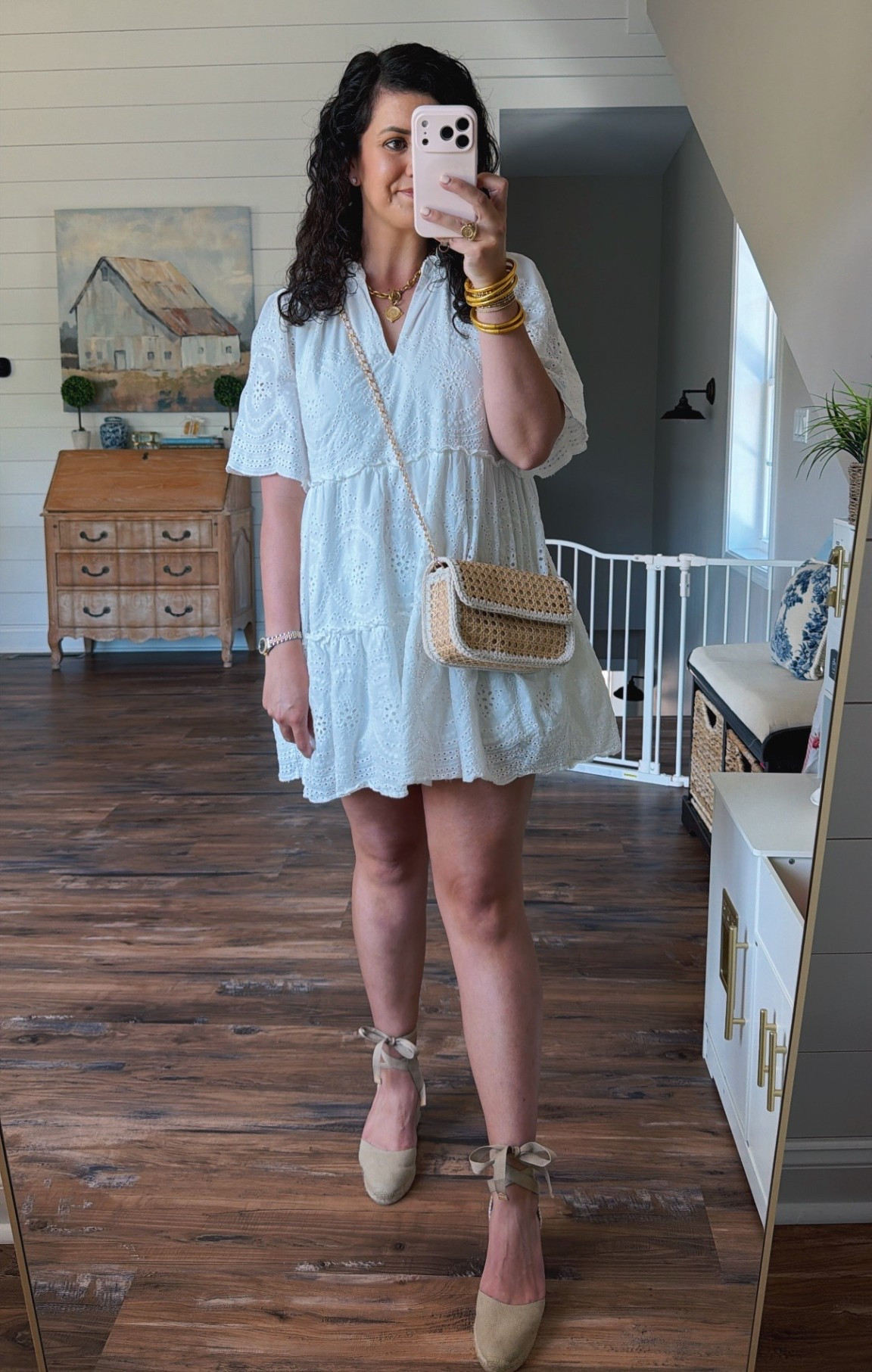 Got several messages about this outfit when I shared it in stories, so I thought I would share all the details here for y’all 🤍 I love this outfit for spring and summer ✨ so cute and so easy to throw on — love this for dinner, church, vacation, brunch, a fun summer festival, the fourth, etc!!! 

This dress is almost sold out - only a few sizes left, but it’s marked down and on MAJOR SALE right now 🙌🏼🎉 also comes in a few other colors in this same dress that are also ALL ON SALE!! 

These wedges are my fav and have been some of my go to shoes lately when I am dressing an outfit up a but✨ these are so cute no so comfy too!! This color is almost sold out but it’s fully stocked in a white/ivory option that I LOVE!! I have the white in this same shoe but a flat version instead of a wedge and I love the white 🤍

This purse is my go to right now - I have been finding myself grabbing it everytime I am heading out the door! It’s perfect for spring and summer☀️🌊🐚 

I’ll link the dress and the other prints so you can see all the options 🤗

For a limited time you can get 20% off with code YOUROCK

#dress #dresses #dresslover #spring #springstyle #springfashion #springdress #summer #summerstyle #summerfashion #summerdress #easter #easterdress #easteroutfit #mothersday #mothersdayoutfit #easterdress #wedding #weddingshower #showrr #babyshower #style #fashion #church #brunch #preppy #preppystyle #grandmillenial #grandmillenialstyle #ladies #ladiesfashion #ladiesstyle #classic #classicstyle #chic #timeless #timelessstyle #sale #salealert #majorsale #deal #dealoftheday @Target @Zappos 

#LTKmomlife #LTKSaleAlert #LTKootd