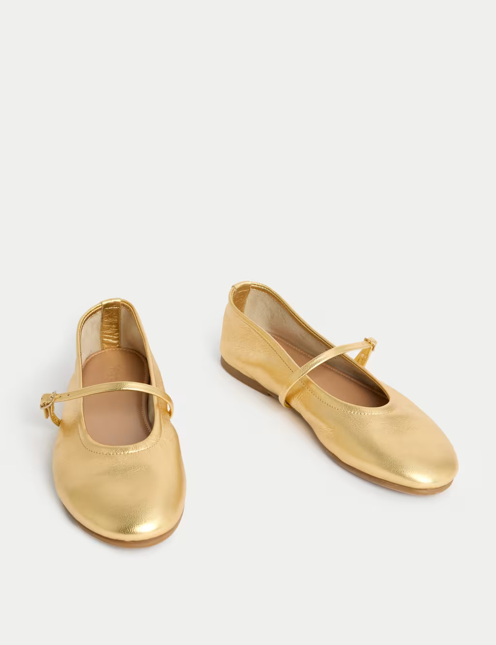 Unlined Leather Mary Jane Ballet Pump | Marks & Spencer (UK)