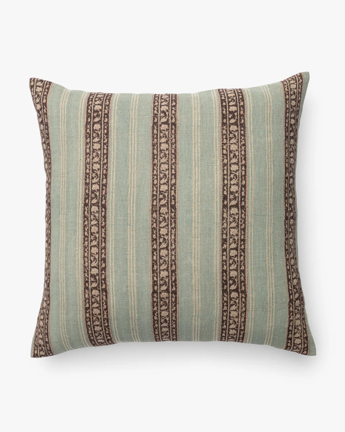 Porter Block Print Linen Pillow Cover | McGee & Co. (US)