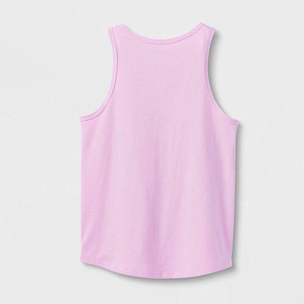 Girls' Printed Sleeveless Tank Top - Cat & Jack™ Violet | Target