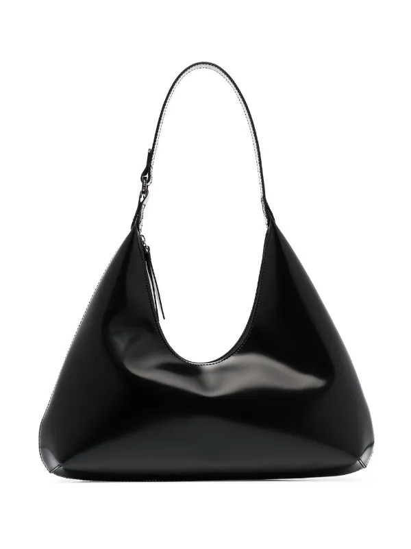 BY FAR Amber Leather Shoulder Bag - Farfetch | Farfetch Global
