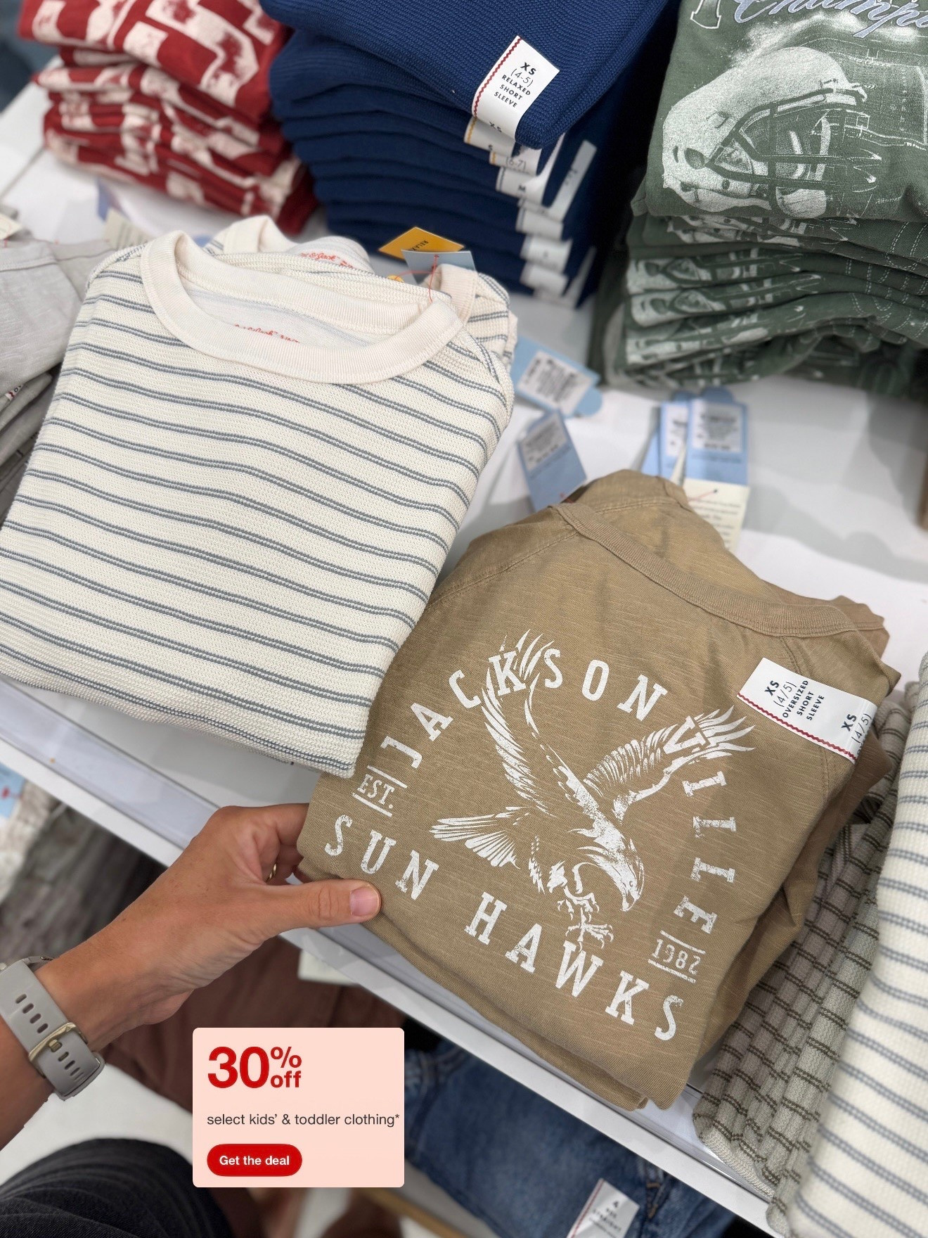 Get your back to school shopping done! 30% off clothes at Target for kids + toddlers. Today is the last day to save!