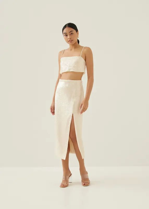 Lanley Sequin Column Midaxi Skirt | Love, Bonito USA