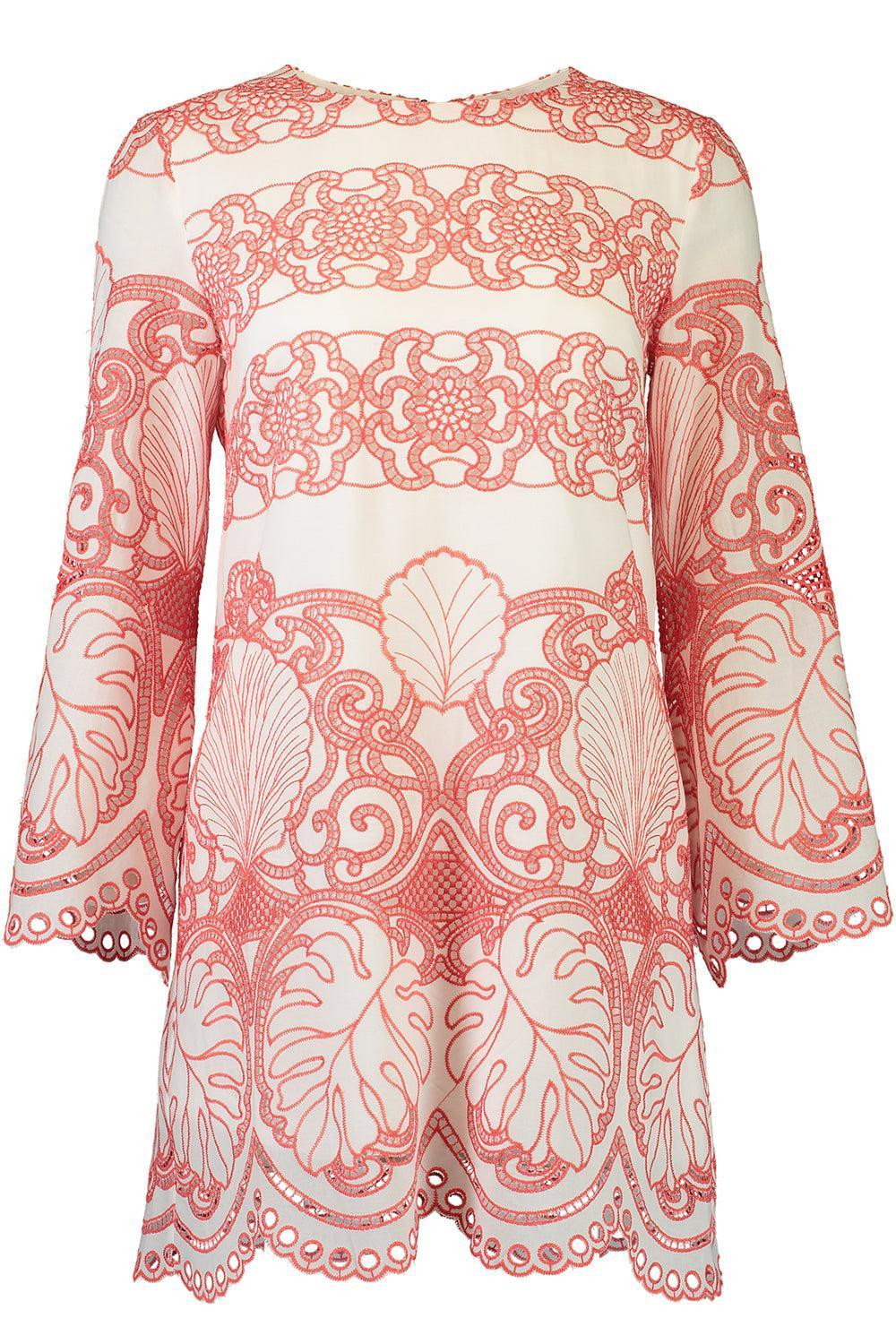 Stevie Dress - White Coral | BORGO DE NOR | Marissa Collections