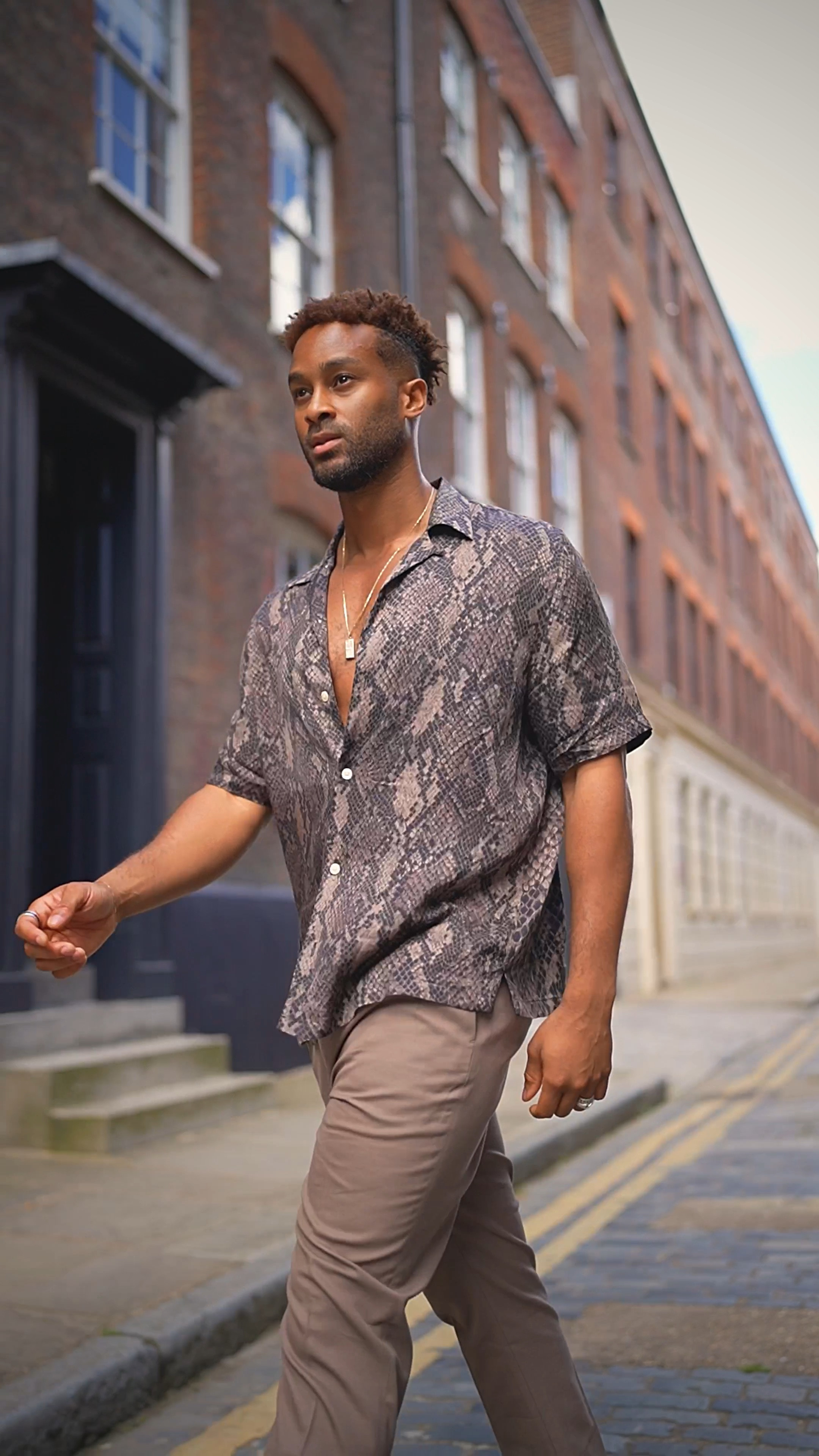 Men’s fashion, All Saints, ASOS, men’s loafers, snake print shirt, men’s fashion inspo, neutral outfit, transitional style, autumnal outfit, street style, loafers, smart trousers, snakeskin shirt 

#LTKeurope #LTKSeasonal #LTKstyletip