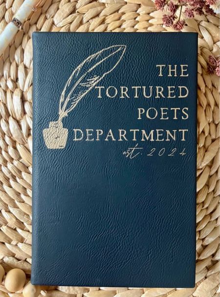 Love this journal for the Tortured Poets Department from itsNOMB🩷

Taylor swift sweatshirt, taylor swift tshirt, taylor swift merch, tortured poets department merch, taylor swift hat, swiftie merch🩷 


#LTKVideo #LTKhome #LTKfindsunder50
