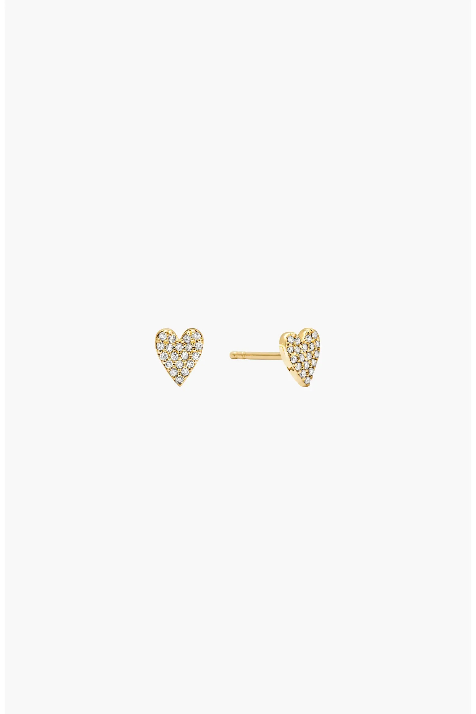 Heart Pavé Diamond Stud Earrings (Women) | Nordstrom | Nordstrom