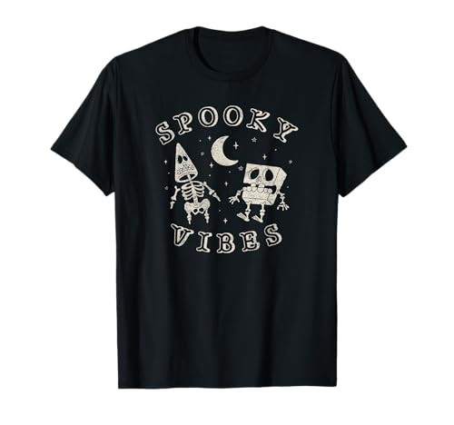 SpongeBob SquarePants and Patrick Halloween Spooky Vibes T-Shirt | Amazon (US)