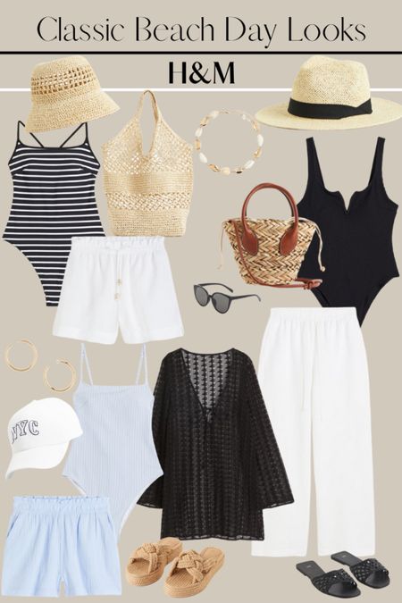 Summer beach day finds from H&M. Classic timeless each looks!

#LTKSeasonal #LTKstyletip #LTKswim