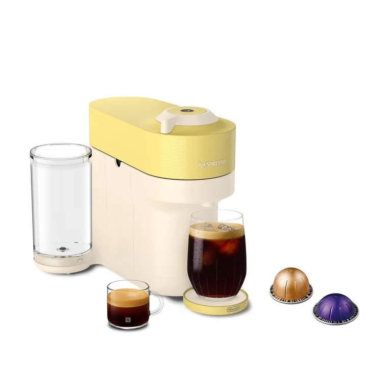 Nespresso Vertuo Pop+ Summer Limited Edition by De'Longhi, Pastel Yellow | Walmart (US)