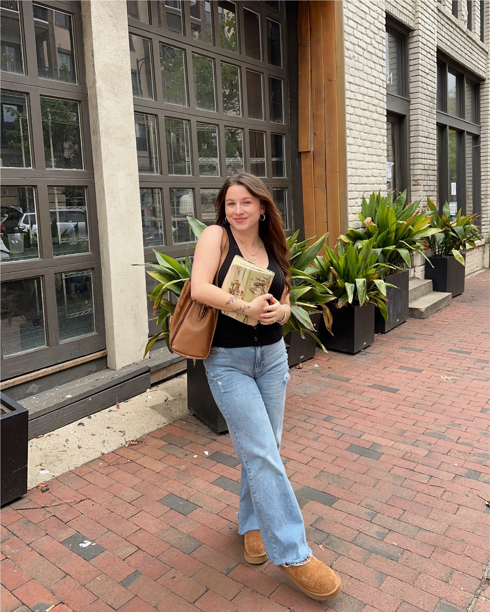 Sunday ootd! Bag is from TJMaxx, couldn’t find one to link!