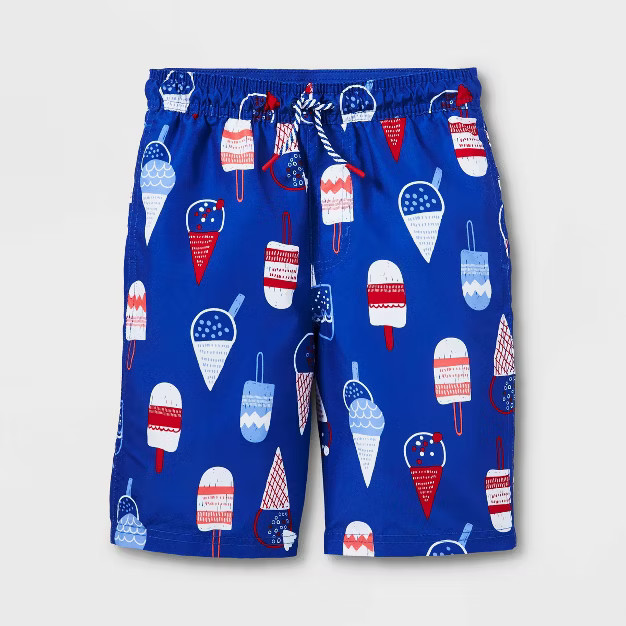 Boys' Americana Ice Cream Swim Trunks - Cat & Jack™ | Target