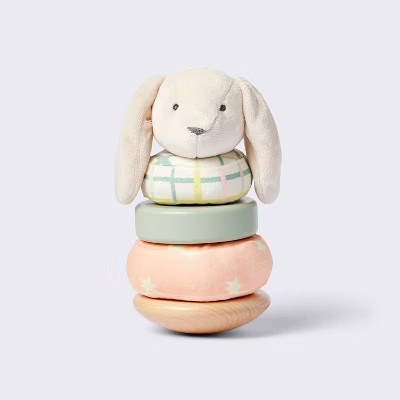 Plush + Wood Stacker - Bunny - Cloud Island™ | Target