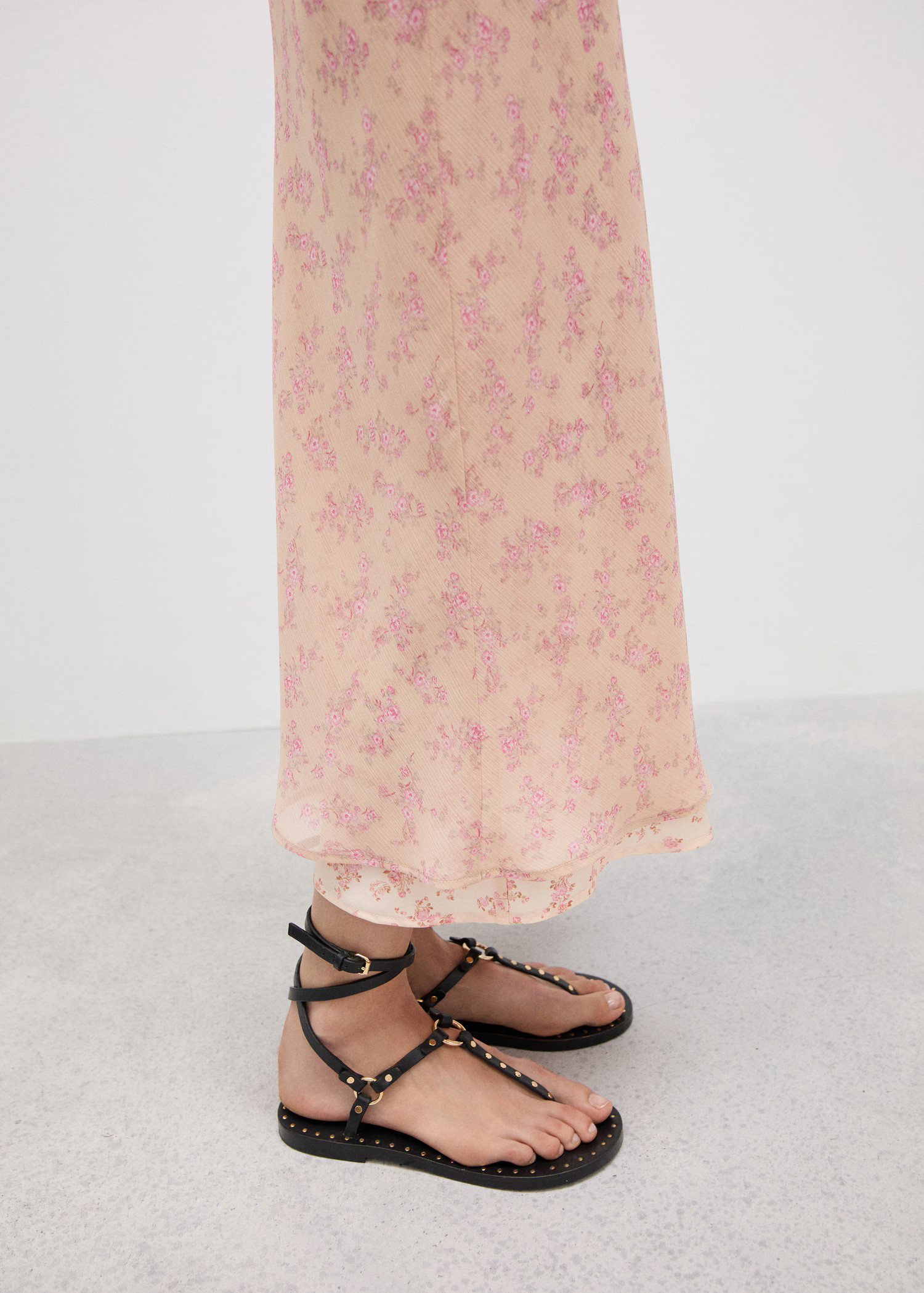 Floral-print long skirt - Woman | MANGO USA | MANGO (US)