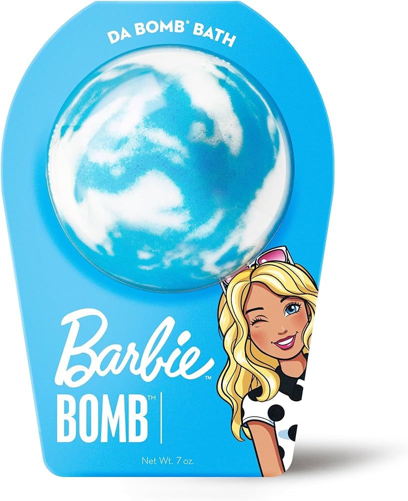 DA BOMB Bath Barbie Blue Swirl Bath Bomb, 7oz | Amazon (US)