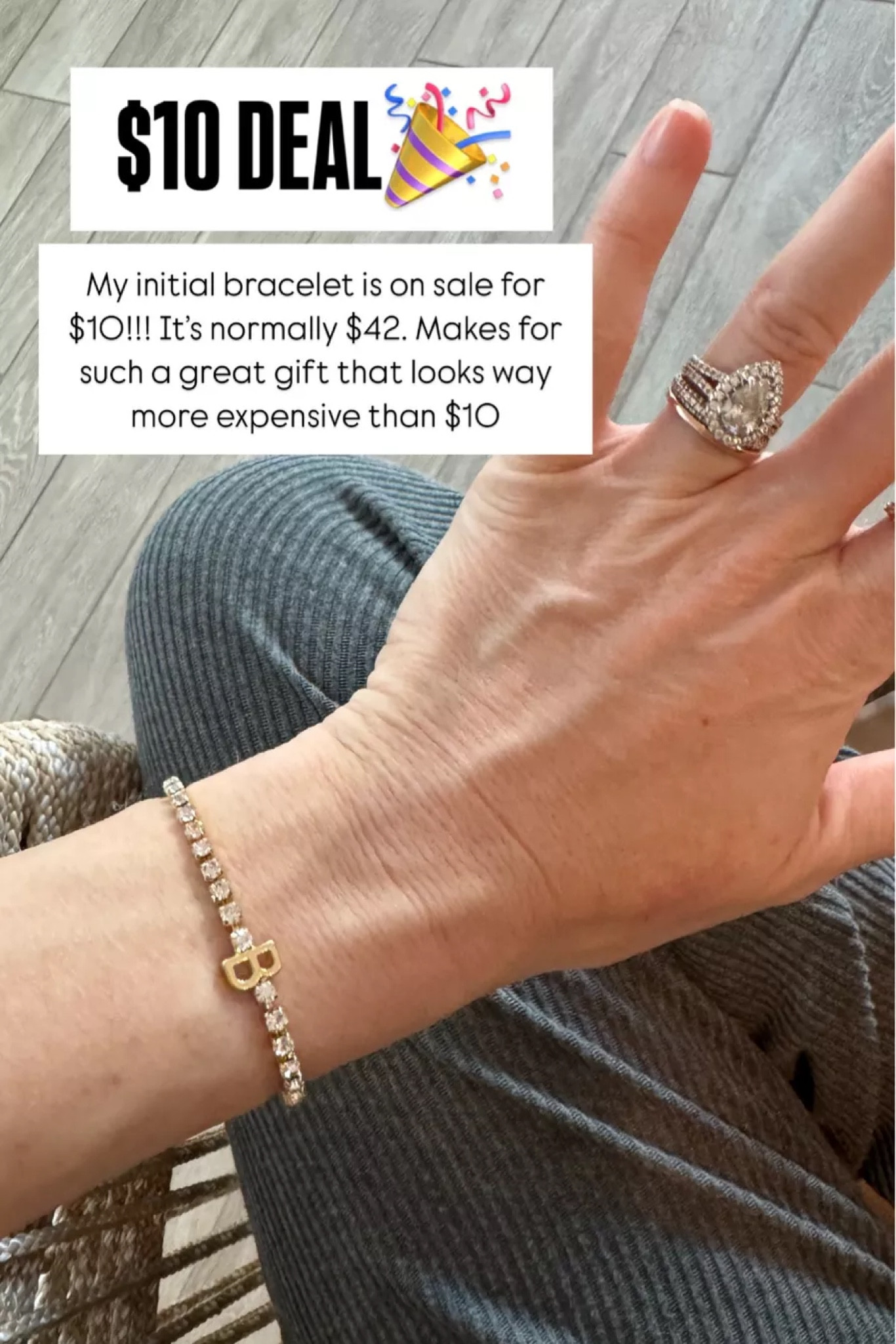 My initial bracelet is back on major sale! Only $10. Great stocking stuffer

Holiday gifts
Women’s jewelry 
Baublebar

#LTKSaleAlert #LTKFindsUnder50 #LTKGiftGuide