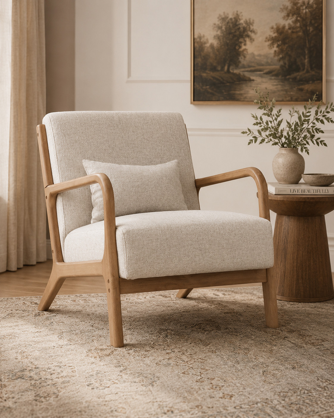67% OFF this accent chair?! 😳 And it's only $125.

This upholstered wood accent chair looks like something you'd find in a designer living room.

#AccentChair #LivingRoomDecor #HomeDecor #FurnitureDeals #InteriorStyle #NeutralHome #DesignerLookForLess #WayfairFinds 

 #LTKSeasonal #LTKHome #LTKSaleAlert