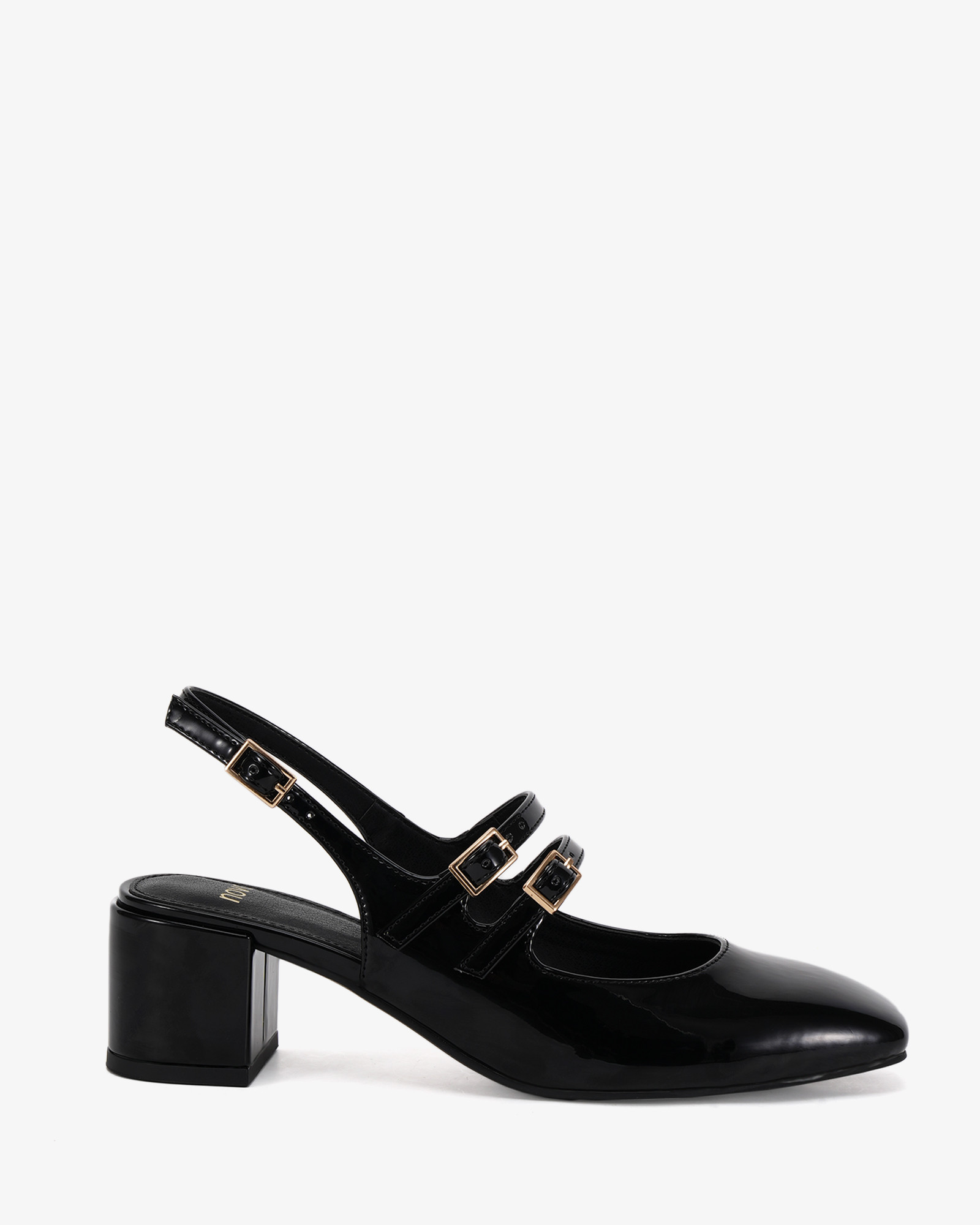 CHIMEZIE Black Patent Pumps | Novo Shoes