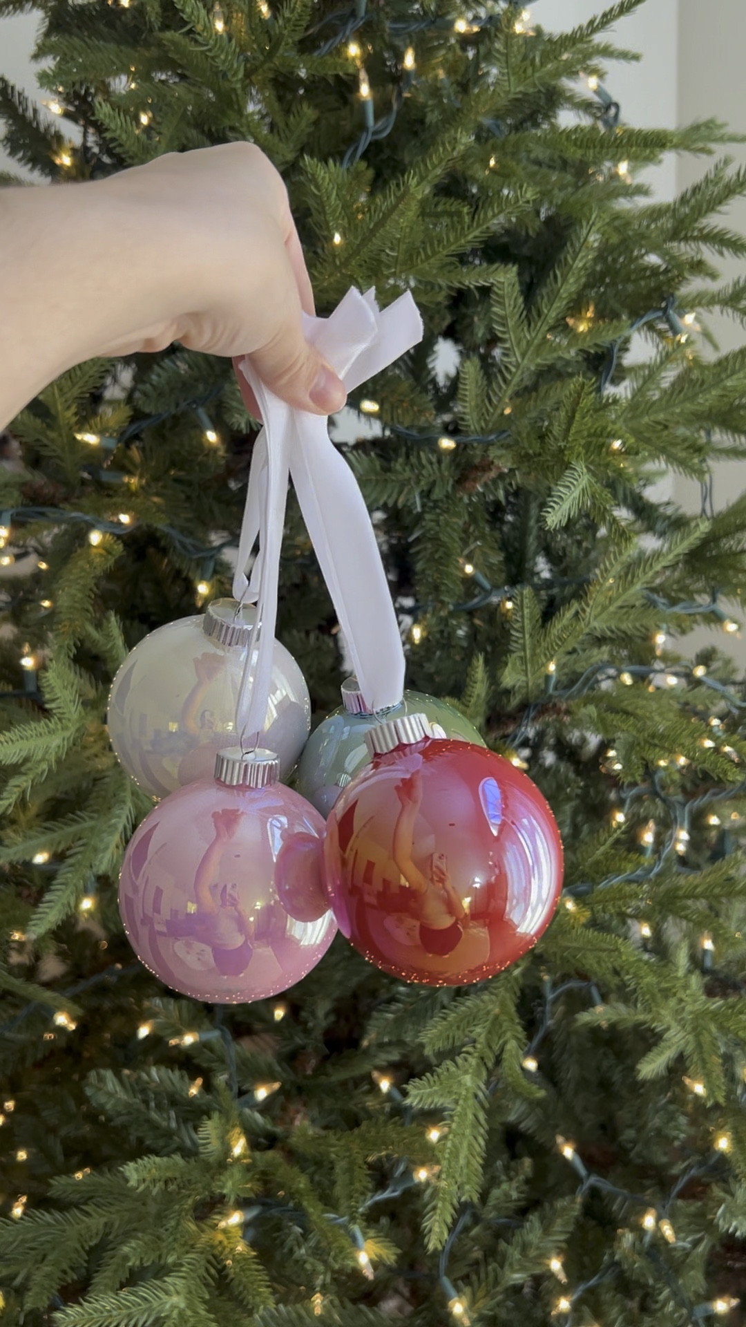 DIY iridescent Anthropologie ornaments supplies 

#LTKHoliday #LTKSeasonal #LTKHome