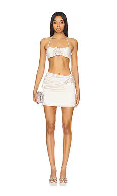 MORE TO COME Paula Skirt Set in Champagne from Revolve.com | Revolve Clothing (Global)