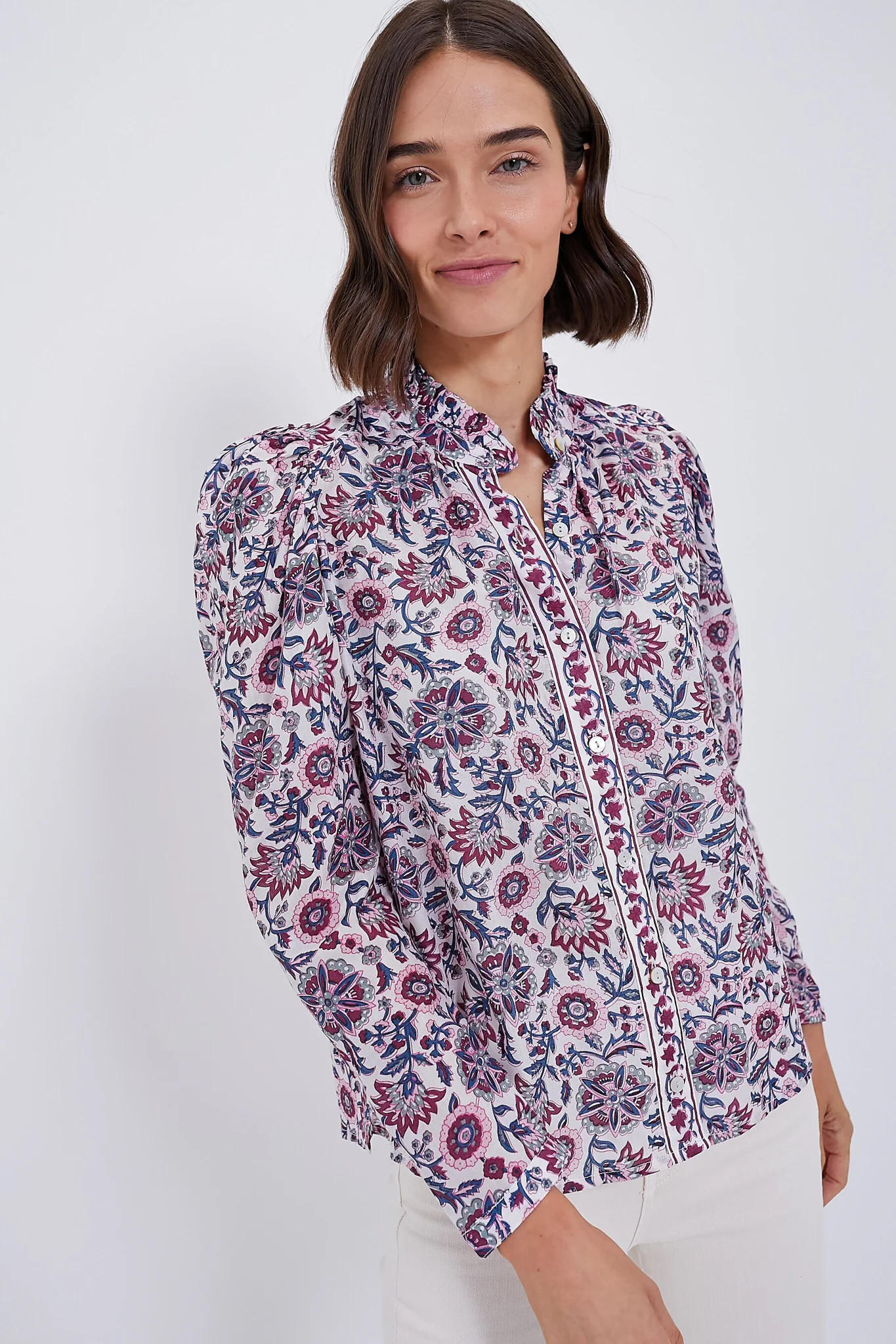 Amazon Floral Artemis Shirt | Tuckernuck (US)