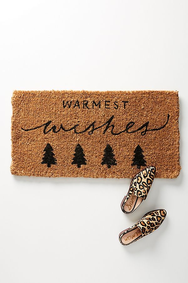 Warmest Wishes Doormat | Anthropologie (US)