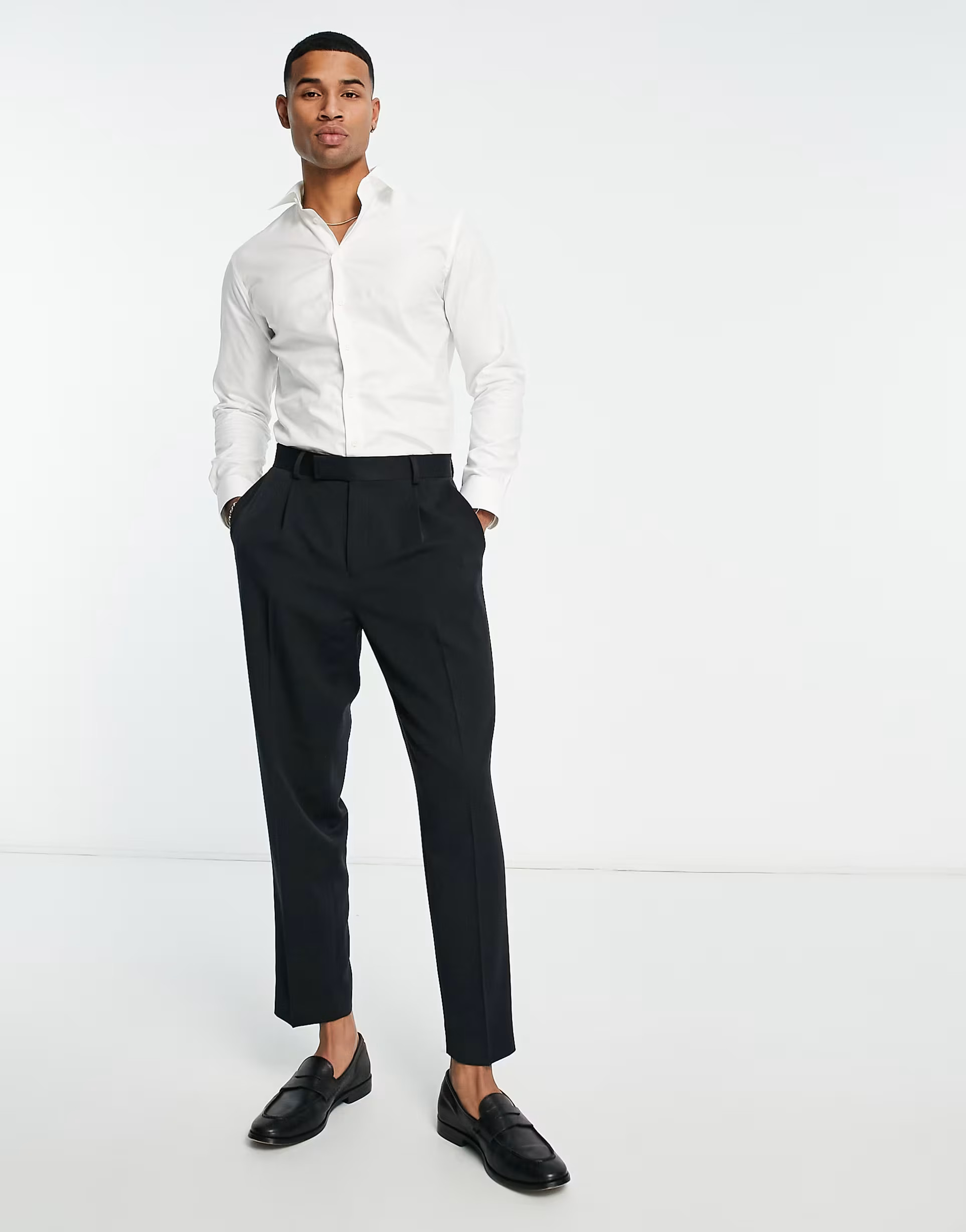 Selected slim fit smart shirt in white  | ASOS | ASOS (Global)