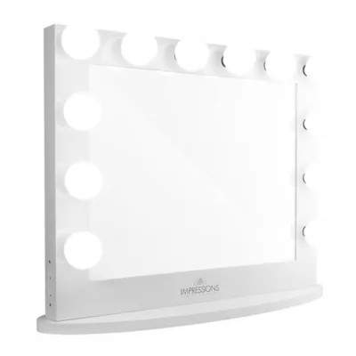 Hollywood Iconic Plus Vanity Mirror in White | Bed Bath & Beyond