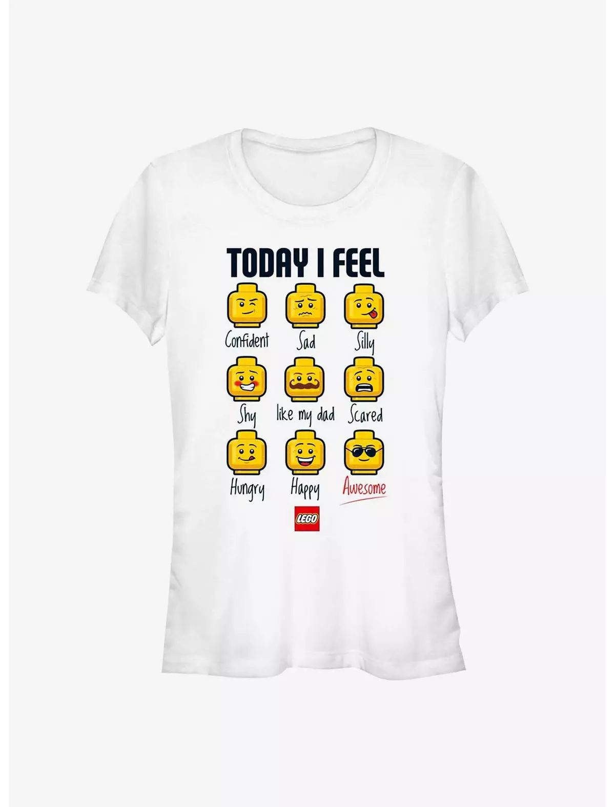 Lego Expressions Of Lego Guy Girls T-Shirt | Hot Topic