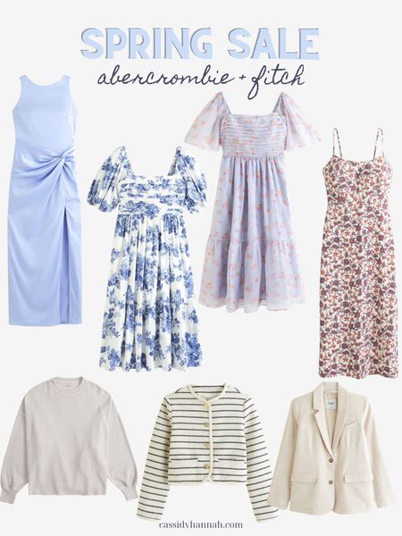 Some gorgeous dresses & sweaters for spring on sale now at Abercrombie 🤍

#LTKSeasonal #LTKsalealert #LTKSpringSale