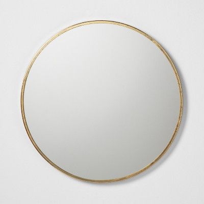 Round Mirror - Gold - Hearth & Hand™ with Magnolia | Target