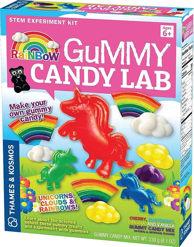 Thames & Kosmos Rainbow Gummy Candy Lab - Unicorns, Clouds & Rainbows! Sweet Science STEM Experim... | Amazon (US)