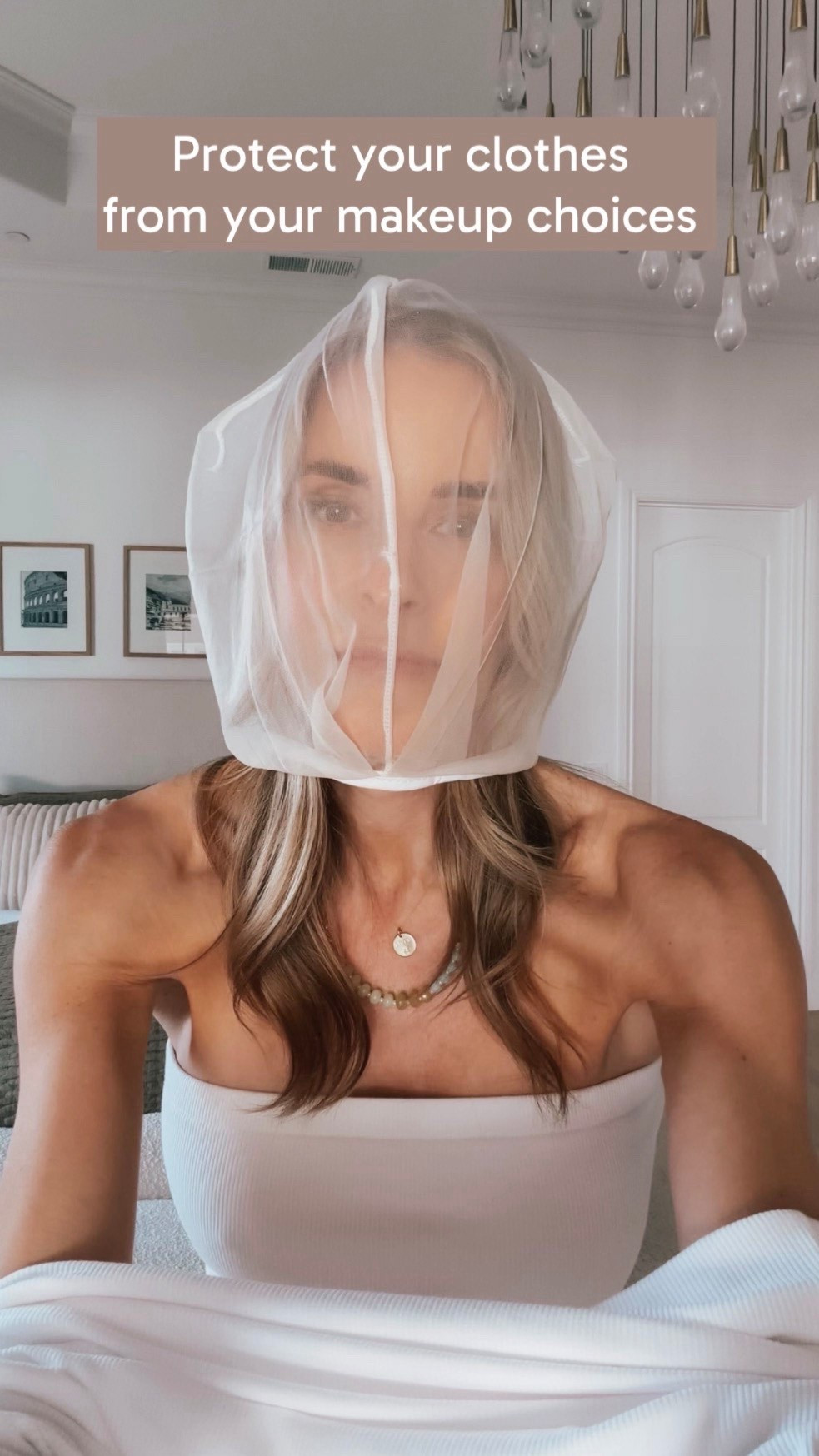 Keep your clothes clean with this makeup protector hood. Great for applying your makeup with ease.

#LTKBeauty #LTKgrwm