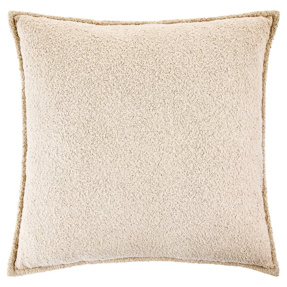 Mainstays 22" x 22" Beige Boucle Decorative Pillow | Walmart (US)