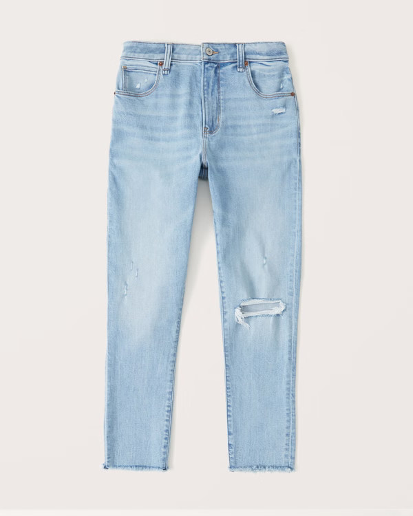 High Rise Super Skinny Ankle Jean | Abercrombie & Fitch (US)