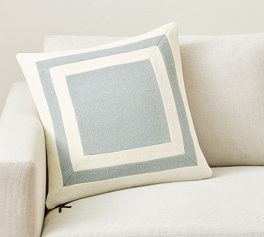 Everyday Linen Geometric Pillow | Pottery Barn (US)