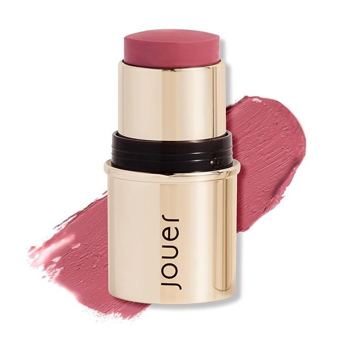 Jouer Blush & Bloom Cheek + Lipstick, Bare Rose - Hydrating Cream Blush Stick for Cheek and Lip T... | Amazon (US)